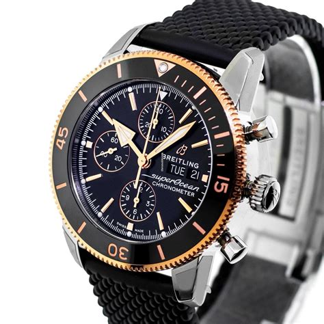 breitling superocean heritage chronograph rose gold|breitling superocean heritage chronograph 44.